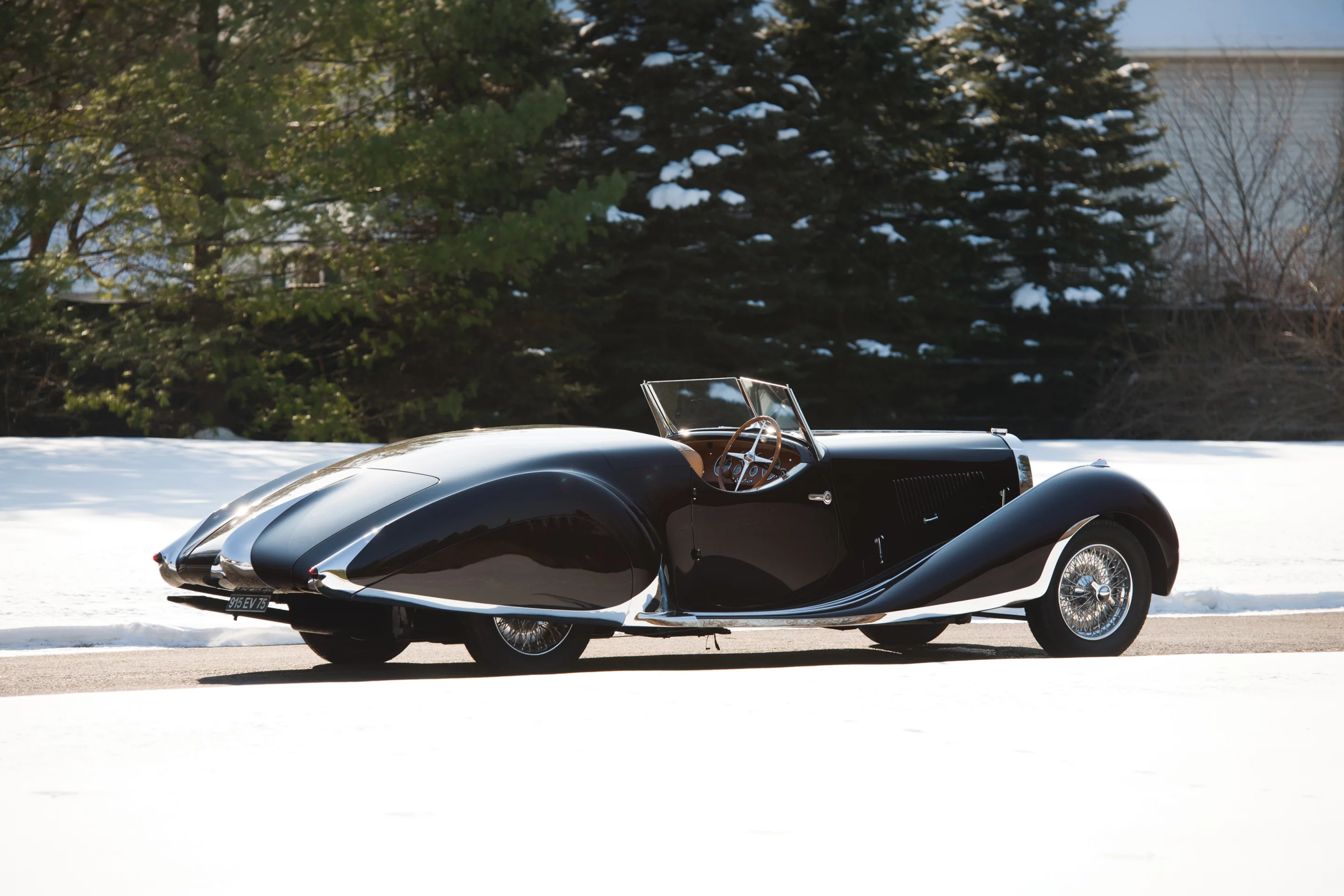 This particular model retains its original chassis, engine and supercharger with Roots-type supercharger
