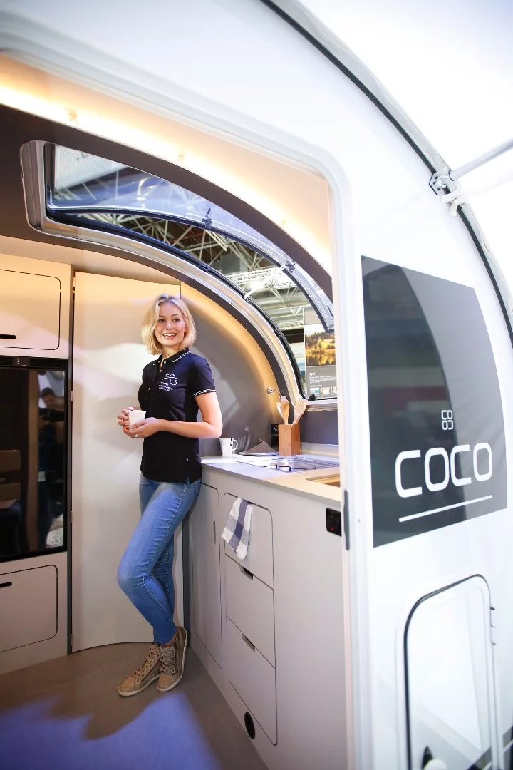 Dethleffs explores lightweight caravan design with the Coco concept