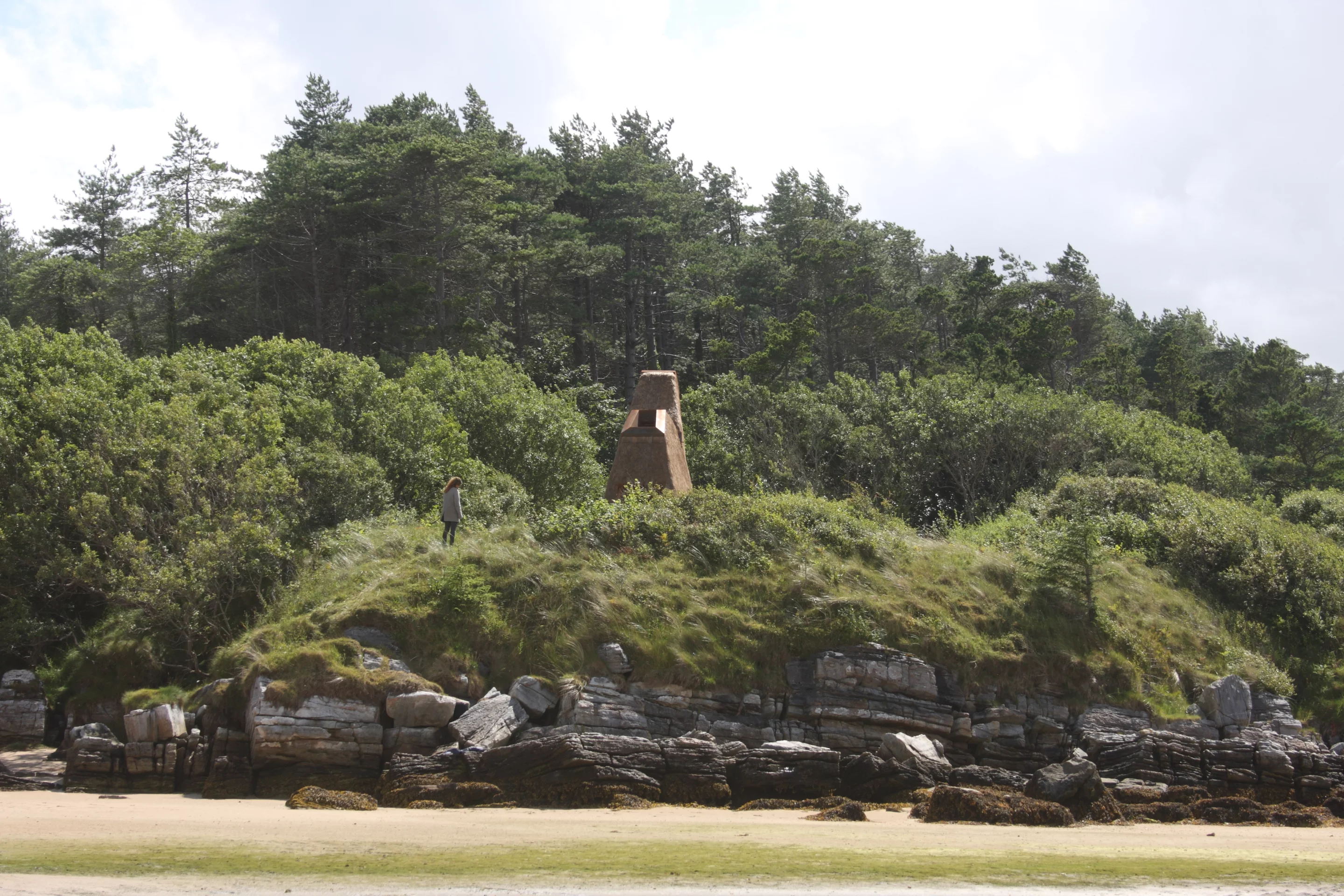 The structure is reckoned by its creators to be Ireland’s first architecture installation in a forest park (Photo: Emily Mannion/Thomas O’Brien)