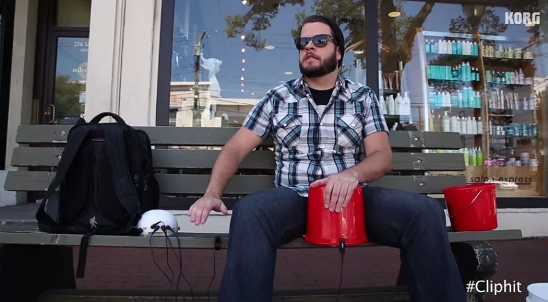 Cliphit allows budding drummers to practice on whatever objects are close to hand