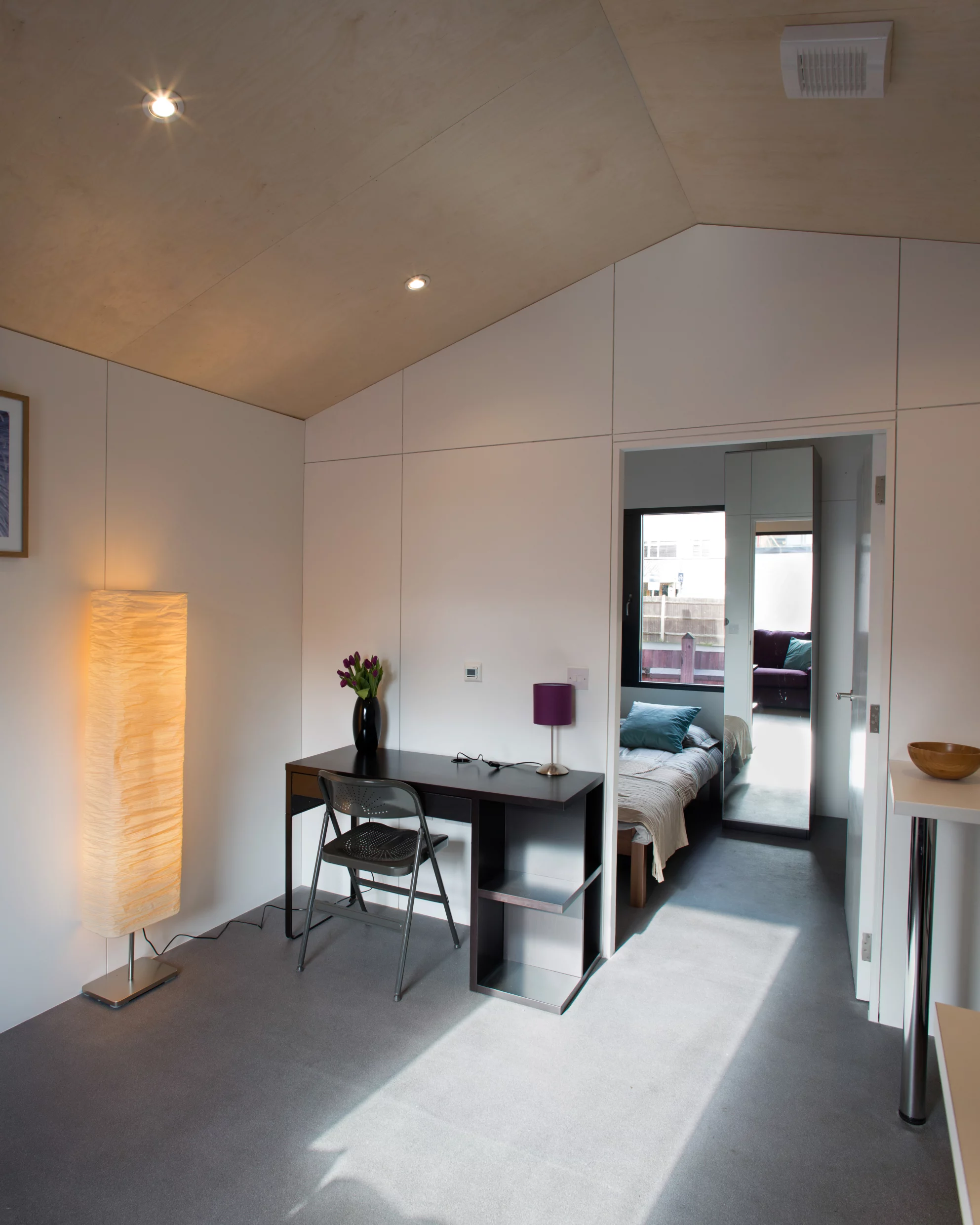 The inside of the Y:Cube is basic but functional (Photo: YMCA LSW)