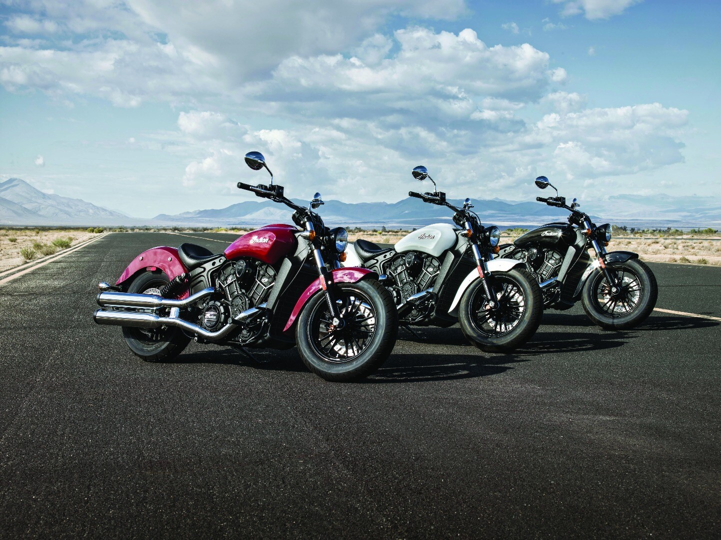 The 2016 Indian Scout Sixty will be available in three solid colors