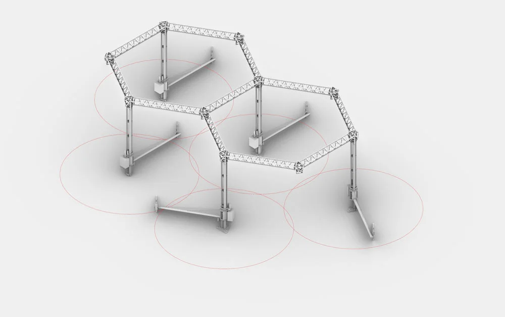 Architectural drawing of Gaia