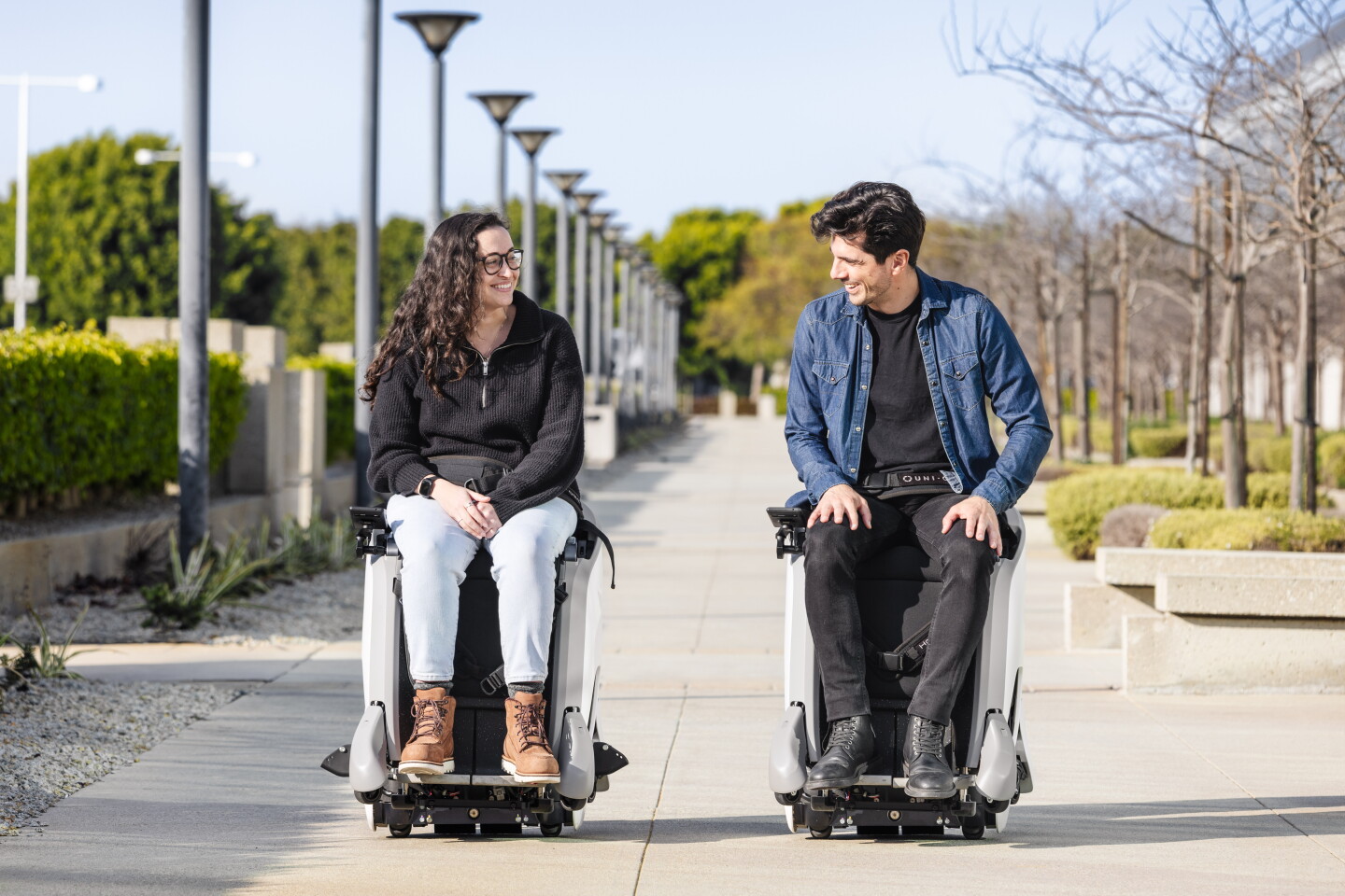 Sans VR headset, the Uni-One gives off WALL-E hoverchair vibes