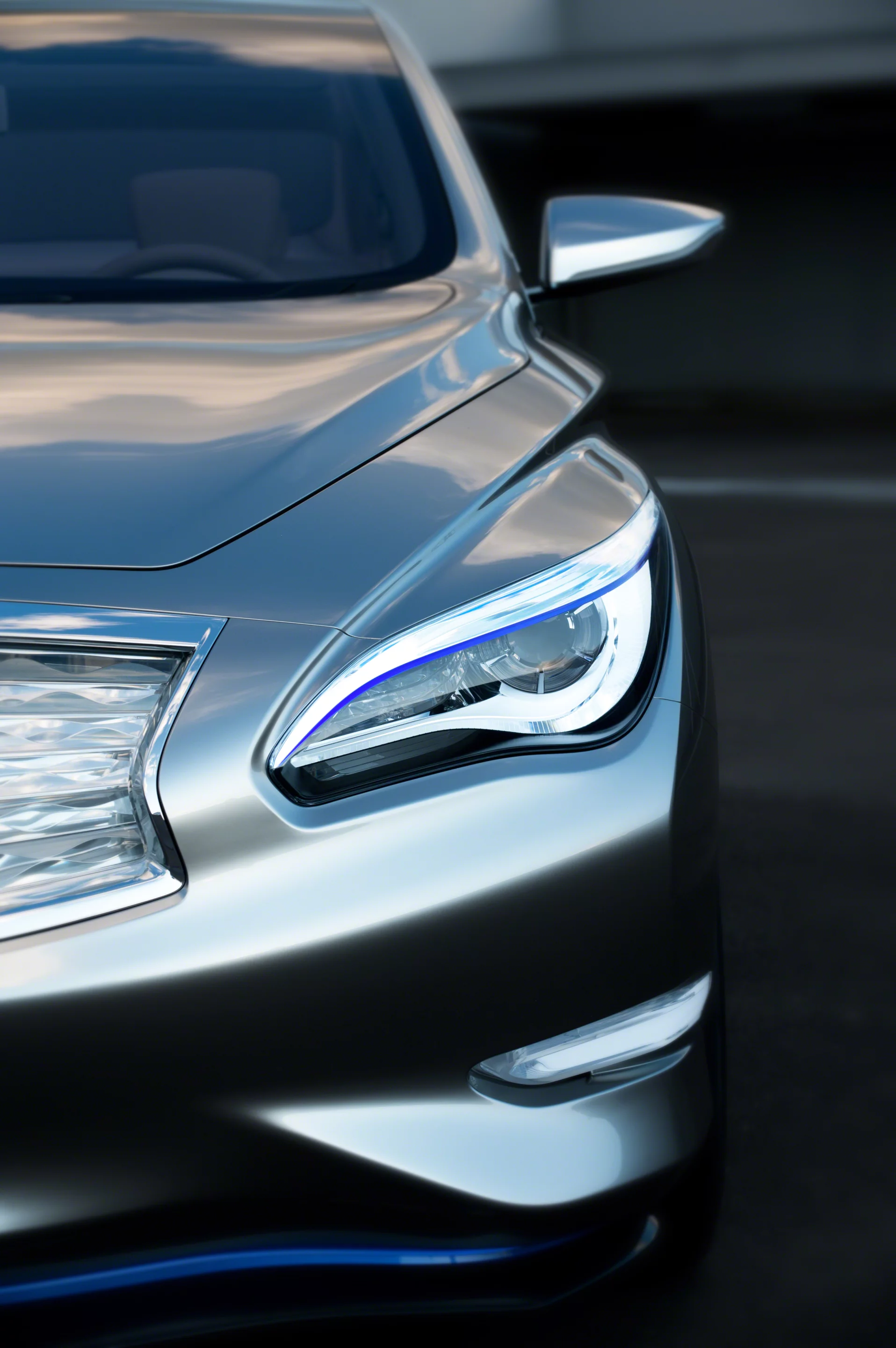 Infiniti maintains signature cues like its double-arch grille
