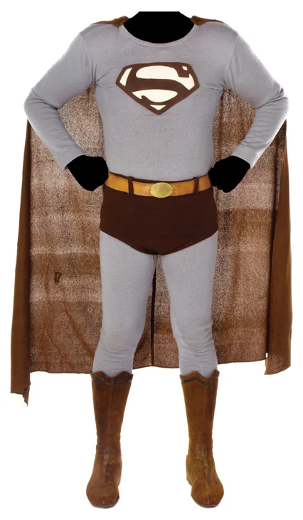 George Reeves' flying Superman costume attracted a winning bid of $216,000