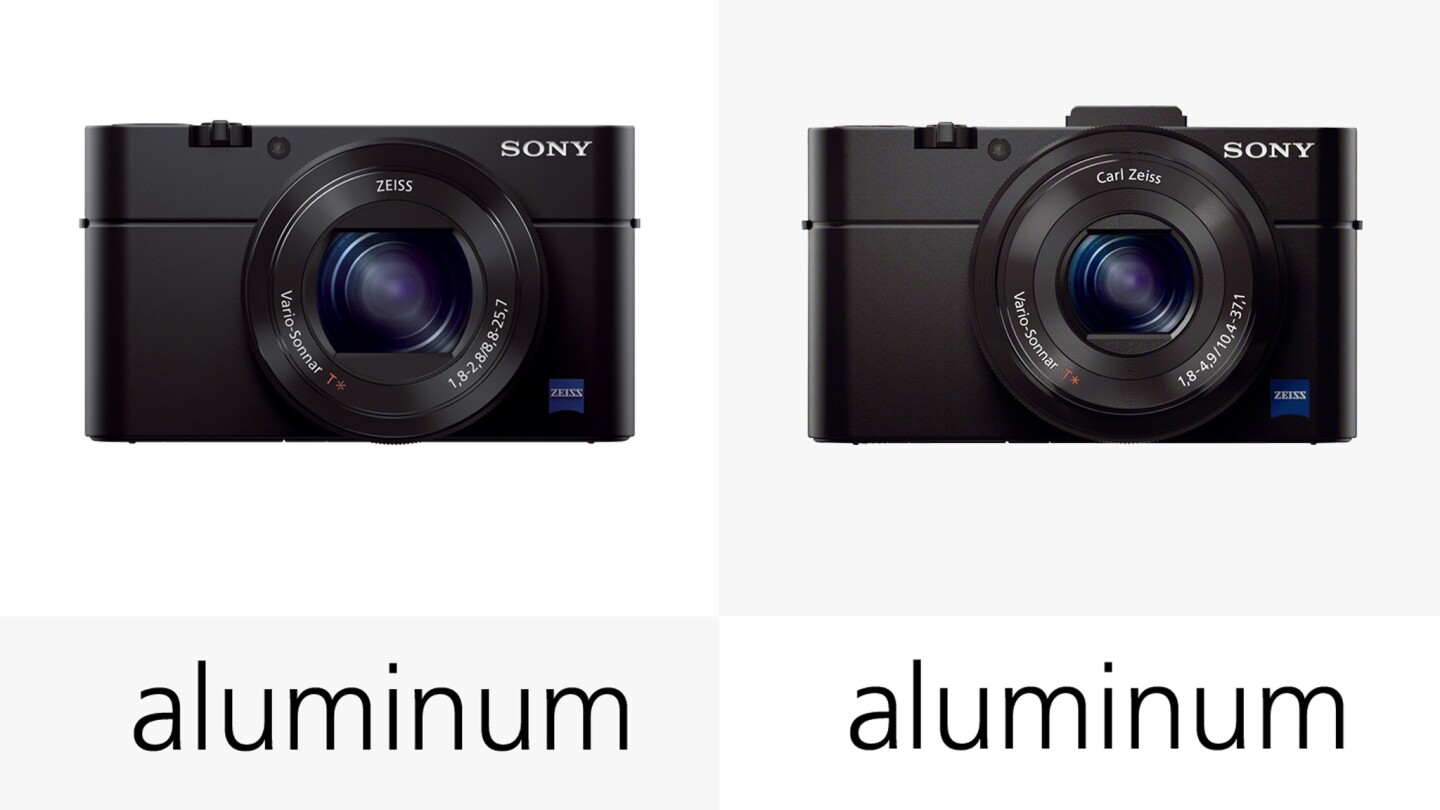 Both of the cameras feature the solid-feeling aluminum body that impressed us with the original RX100
