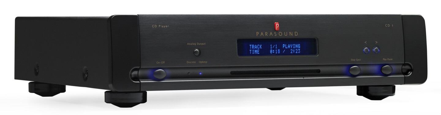 Parasound CD 1 CD player uses multiple readings to reduce errors