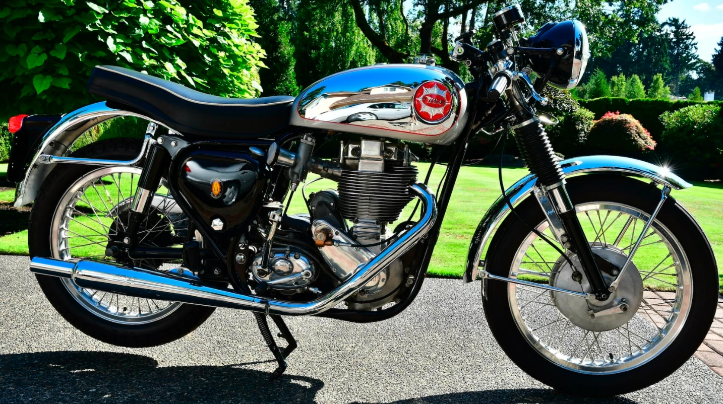 This 1958 BSA Gold Star Clubman Special sold for $33,000 as Lot F233 at Mecum Auctions' Las Vegas sale on Friday, 28 January 2022