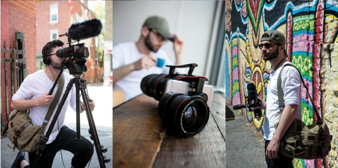 An optional GoPro adapter allows you to mount your GoPro to the IndieVice and shoot videos in 4k.