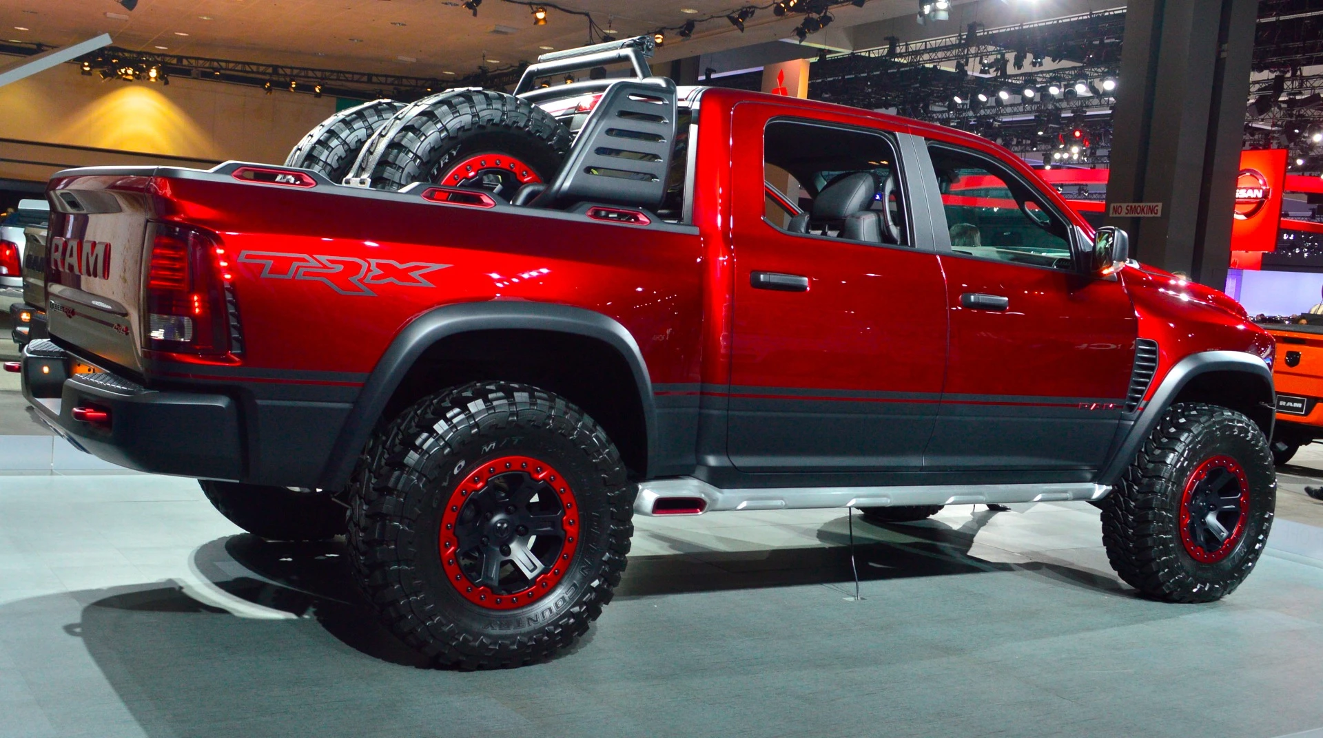 The Ram Rebel TRX concept packs 575 hp