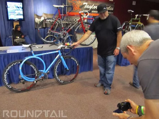 The Tortola RoundTail bicycle replaces the frame's traditional rear triangle with two shock-absorbing joined rings