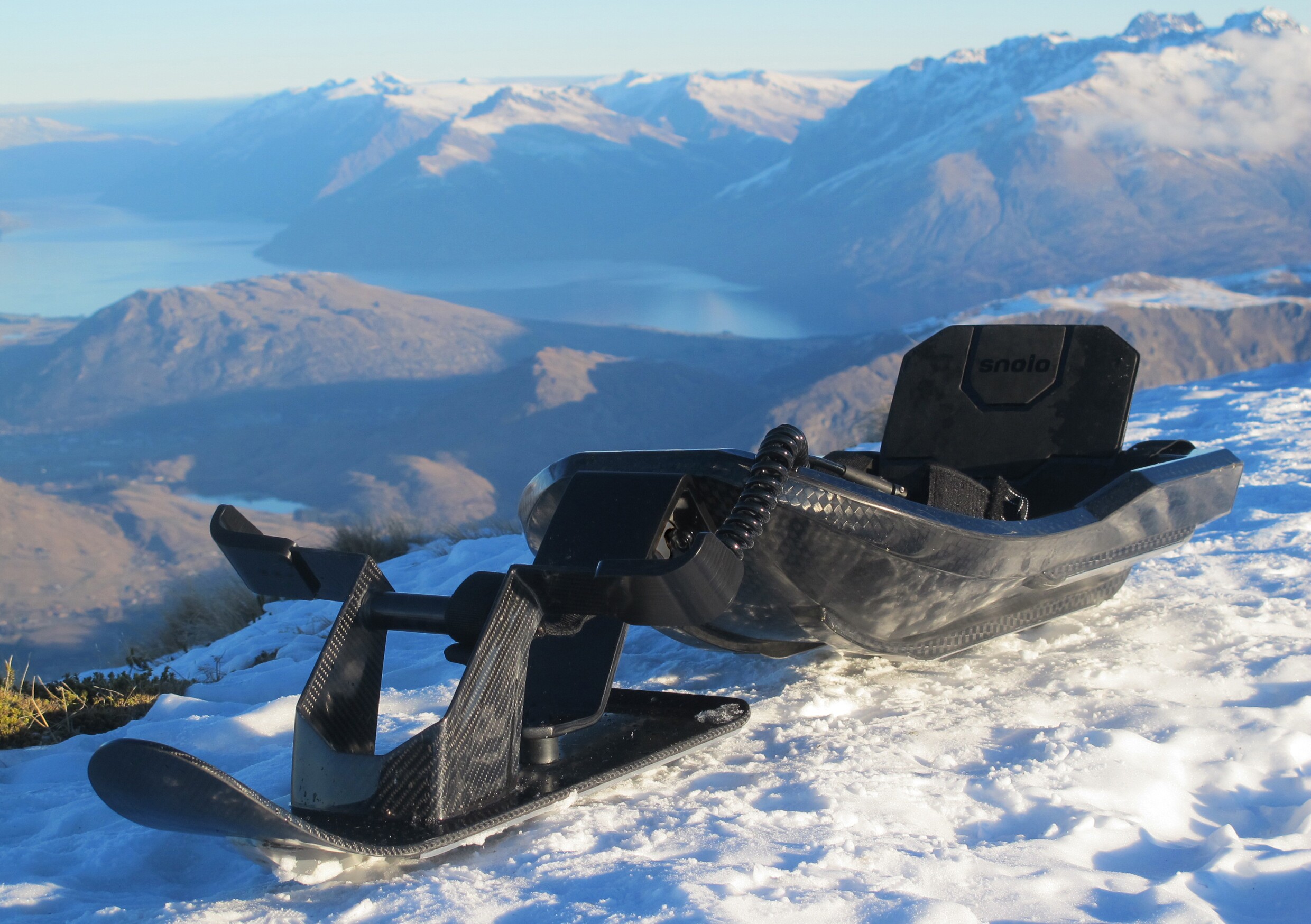Sledding grows up, with the Snolo carbon fiber sled