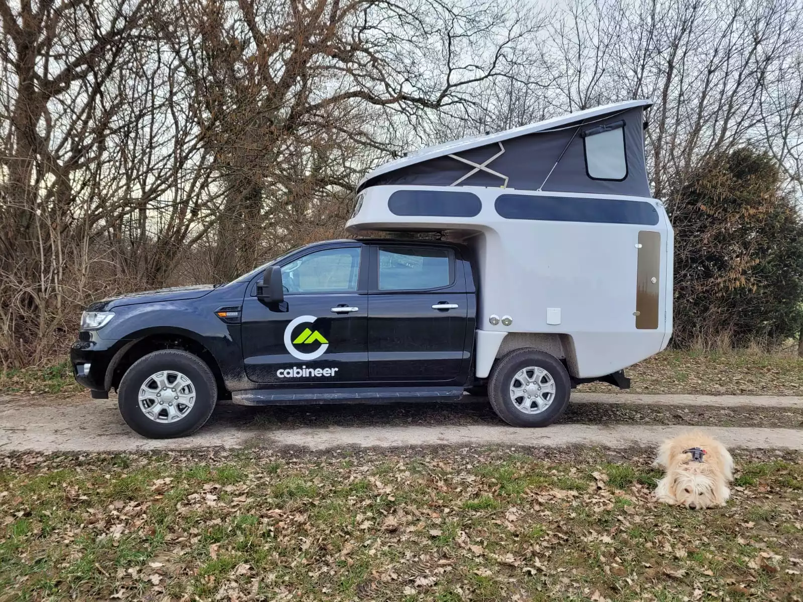 Popped up and ready to camp (unles