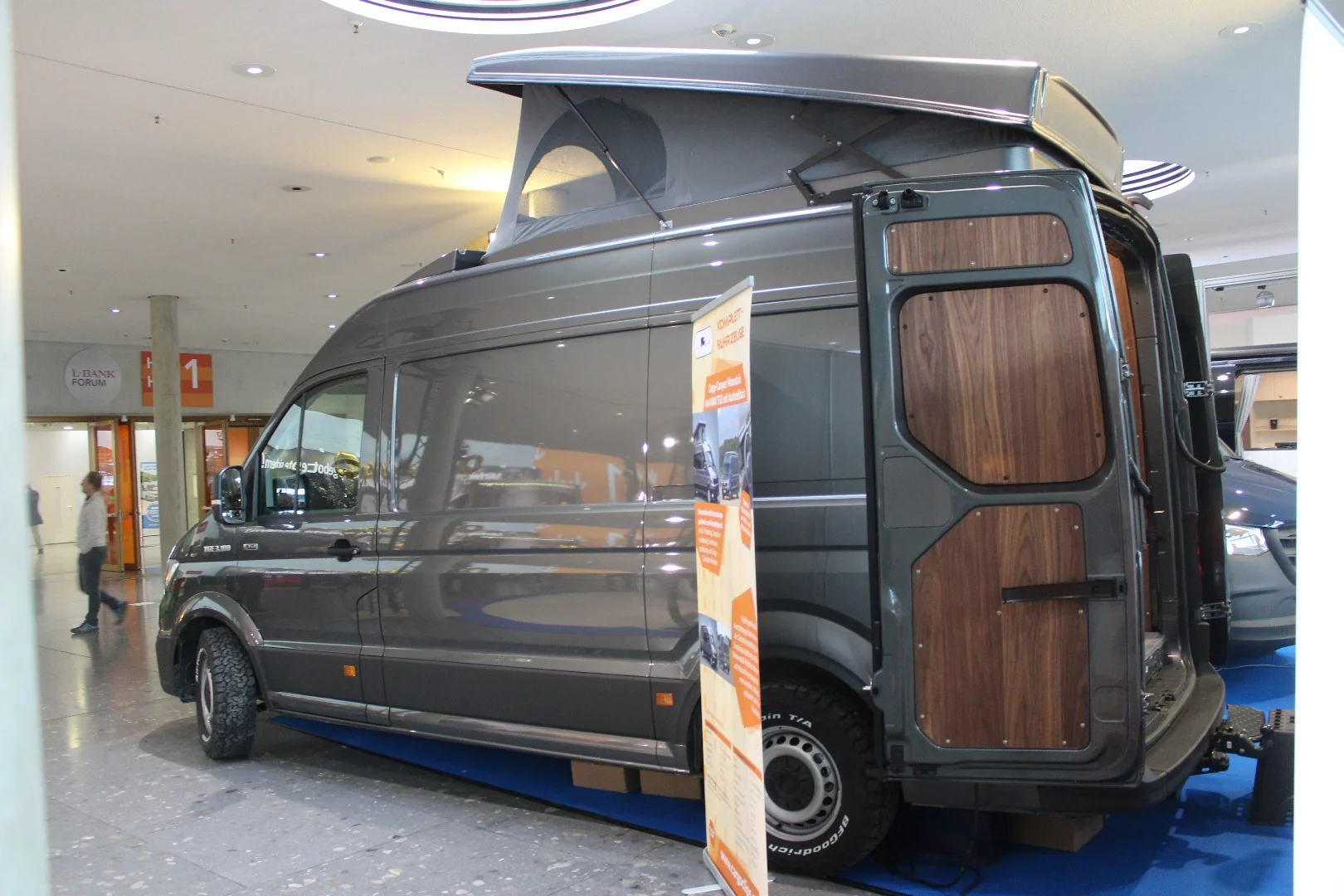 This Mountain 4x4 has black-out paneling over the rear windows