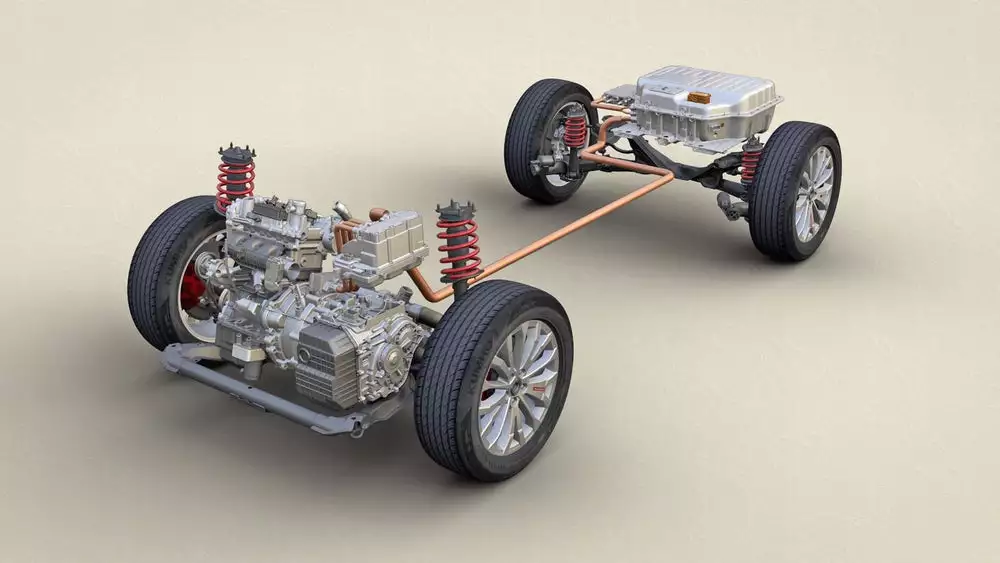 The hybrid powertrain in the HB-03 debuted last year in Beijing