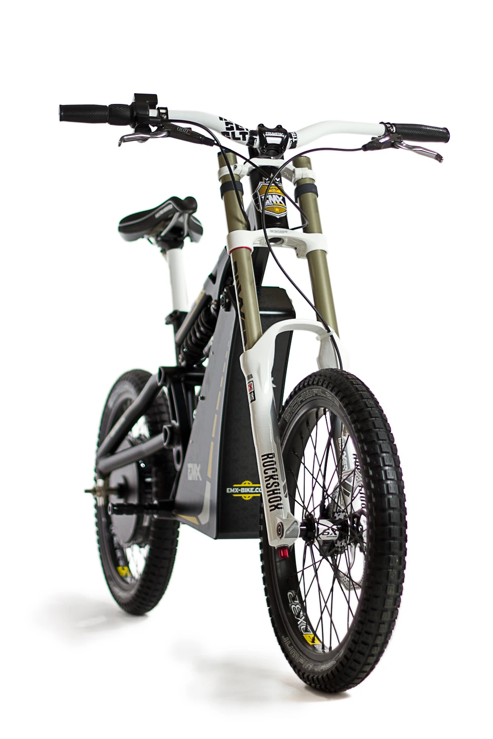 The EMX is an electric motorcross-inspired bicycle