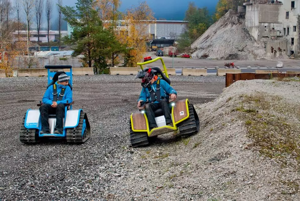 The Ziesel is made by Austria's Mattro Mobility Revolutions, and is designed to travel over all types of terrain