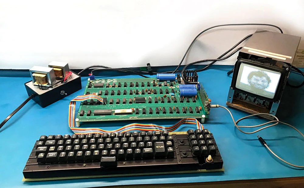 The Apple I on auction is fully restored