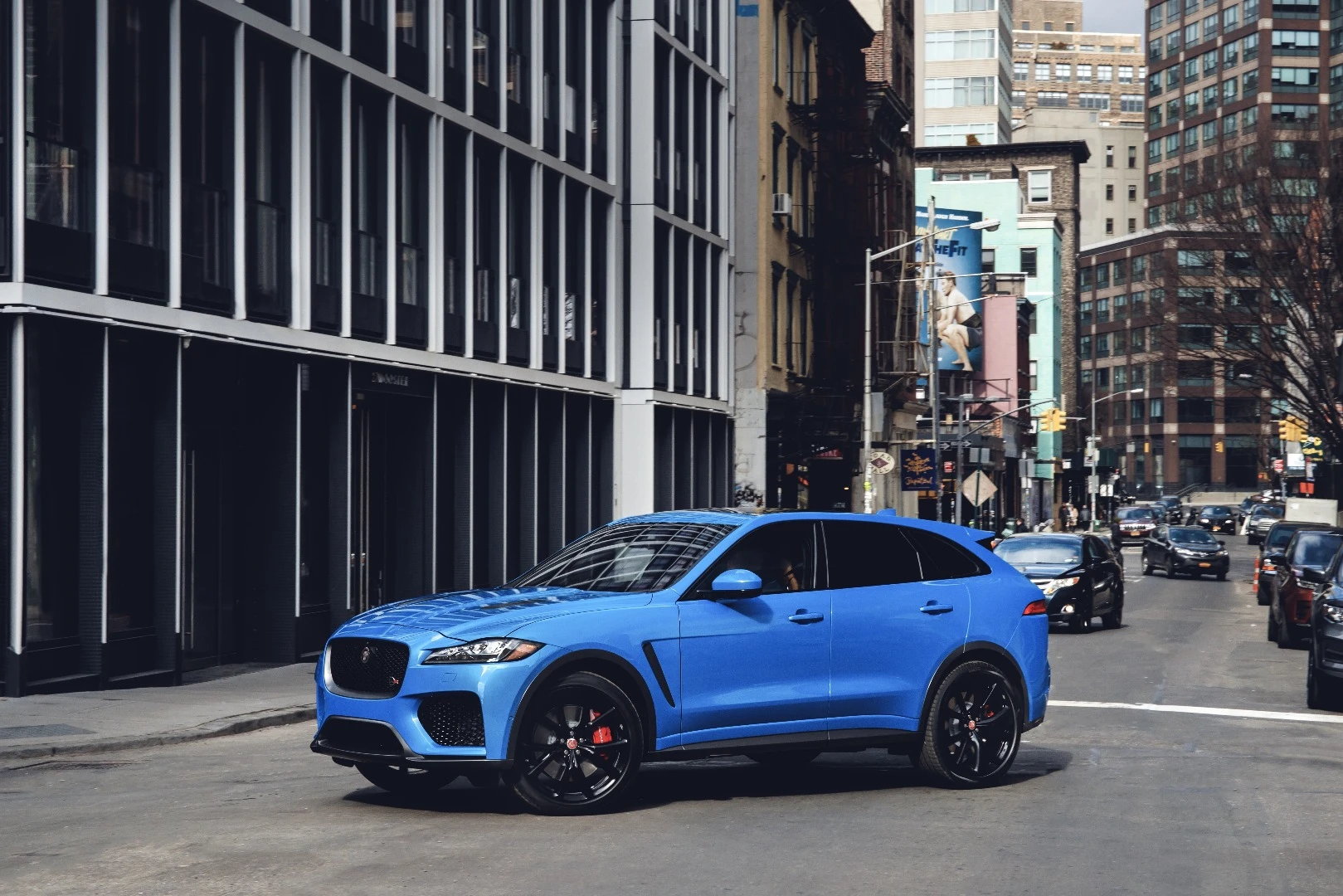 The newest member of the F-Pace family hits 60 mph in 4.1 seconds, on par with some of the quickest SUVs out there
