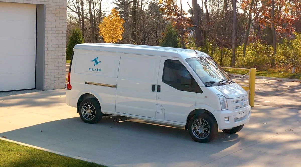Delivery drivers can access the 170 cubic feet of cargo space to the sides and back