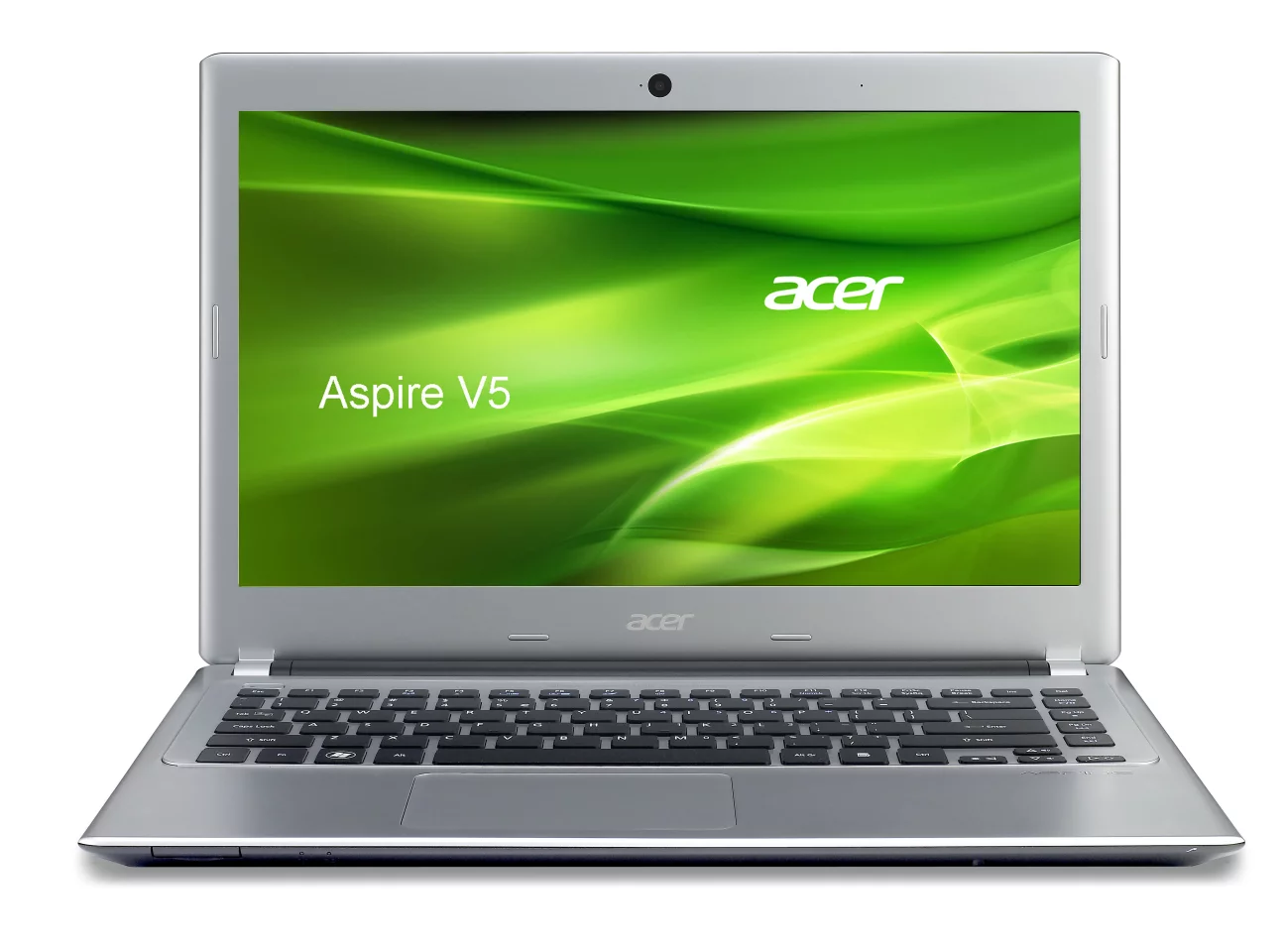 The open view of the new Aspire V5 in silver