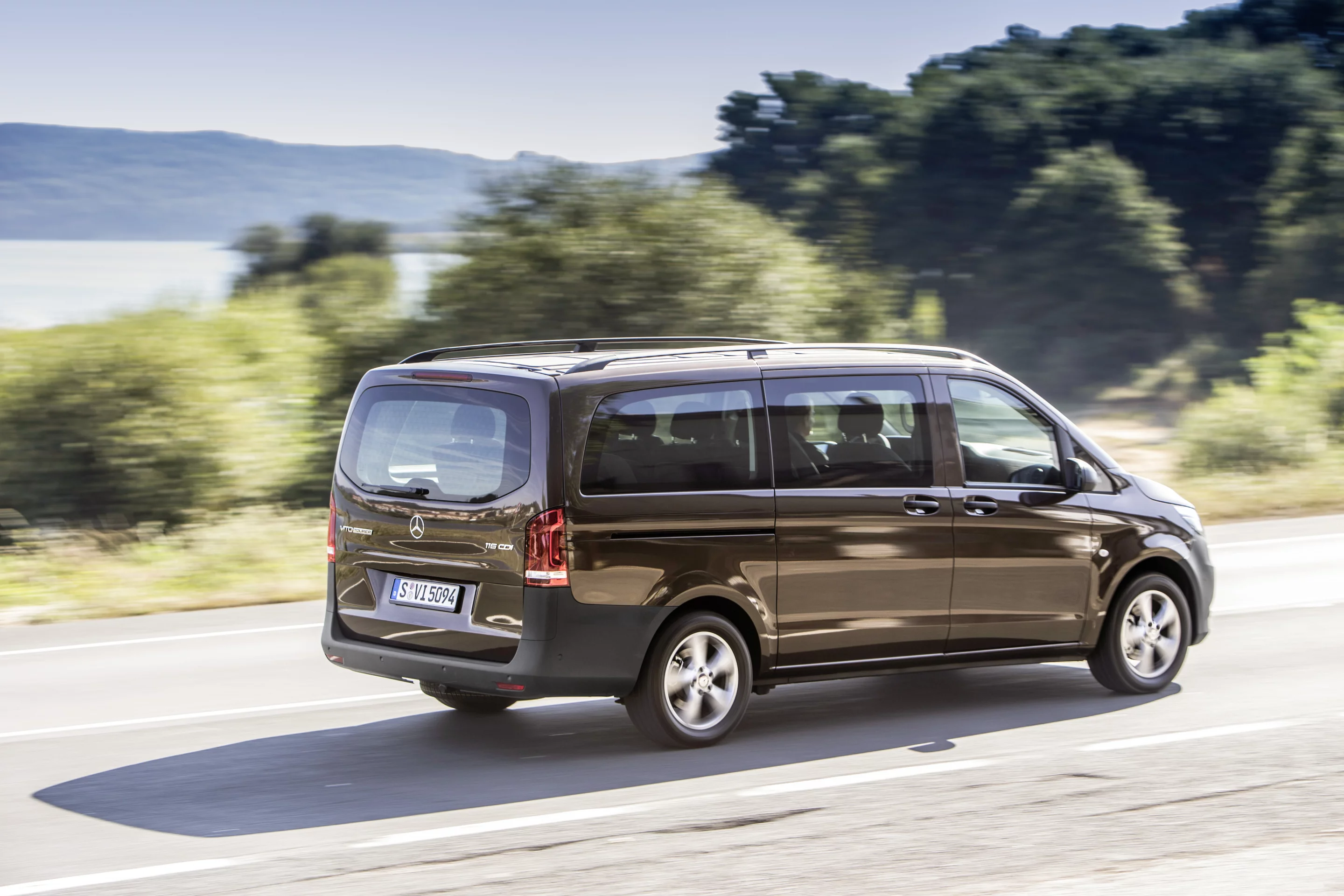 The Mercedes-Benz Vito passenger version