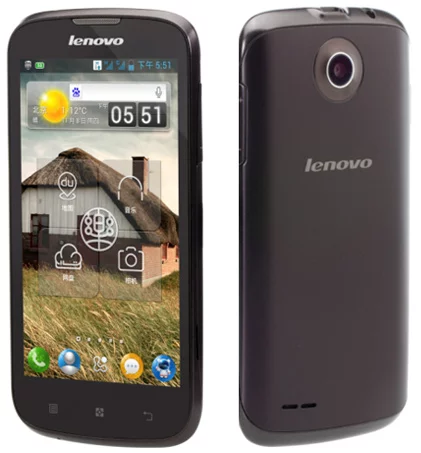 The Lenovo Ideaphone A586 black
