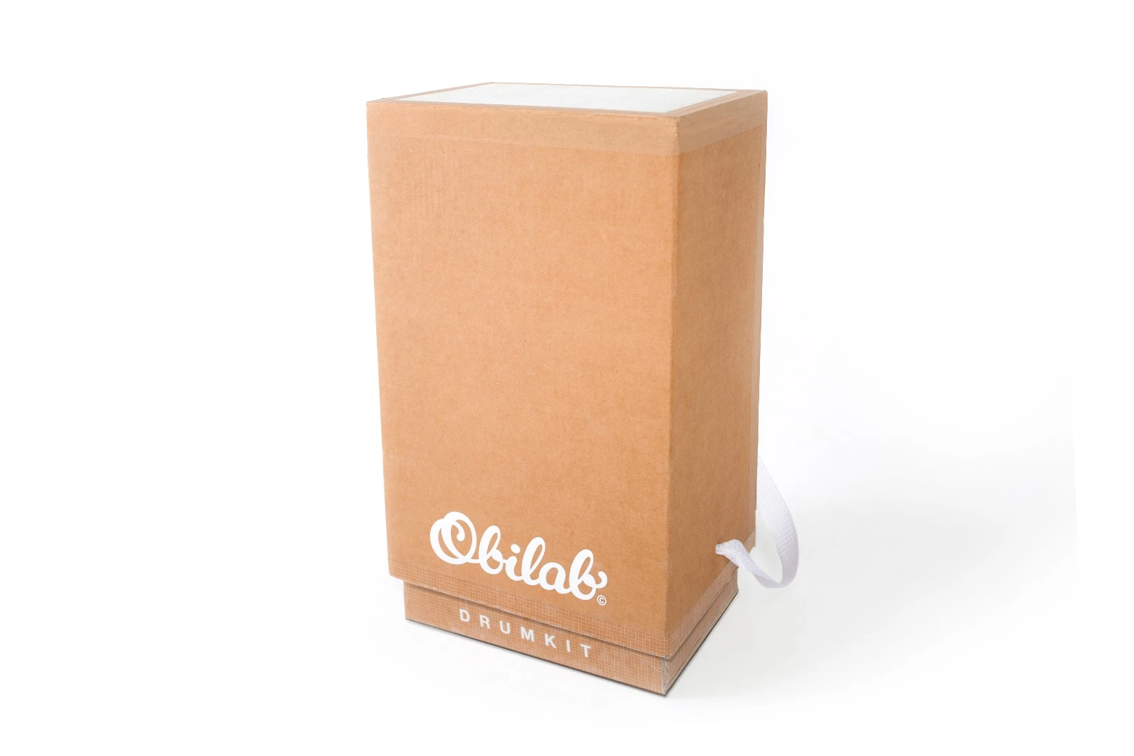 The drum stool doubles as a backpack and cajon