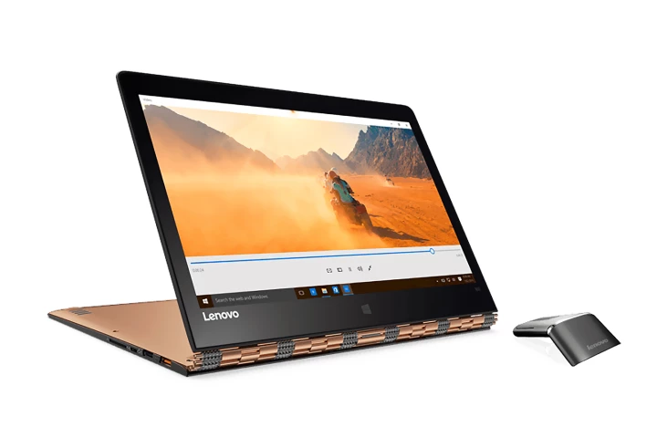 The new Yoga 900 2-in-1 in "Stand Mode"