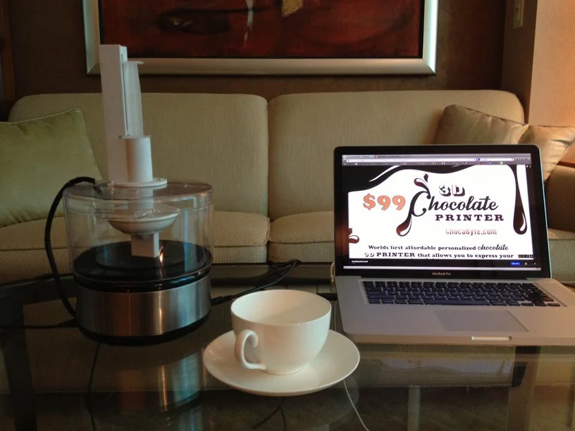 The $99 ChocaByte promises small 3D-printed chocolates