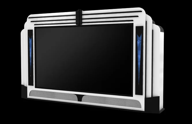 The Paris showcase in white