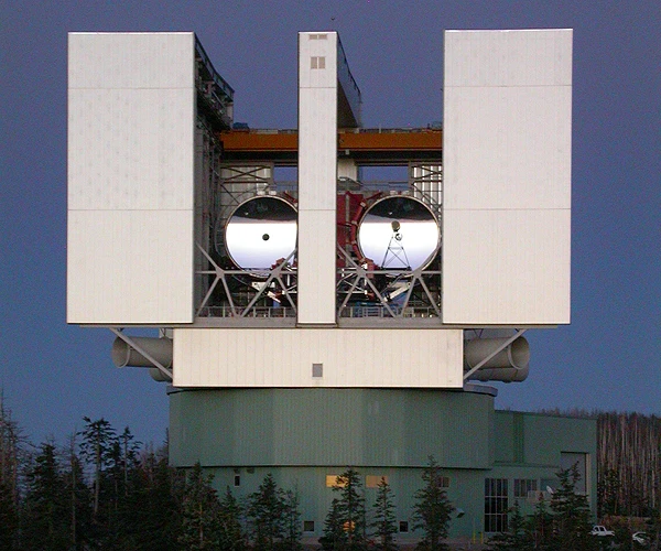 The Large Binocular Telescope (LBT) on Mt. Graham in south-eastern Arizona