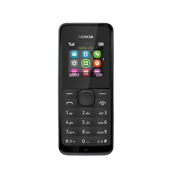 The Nokia 105 is intended as a mobile phone option that won't cost much and will last a long time