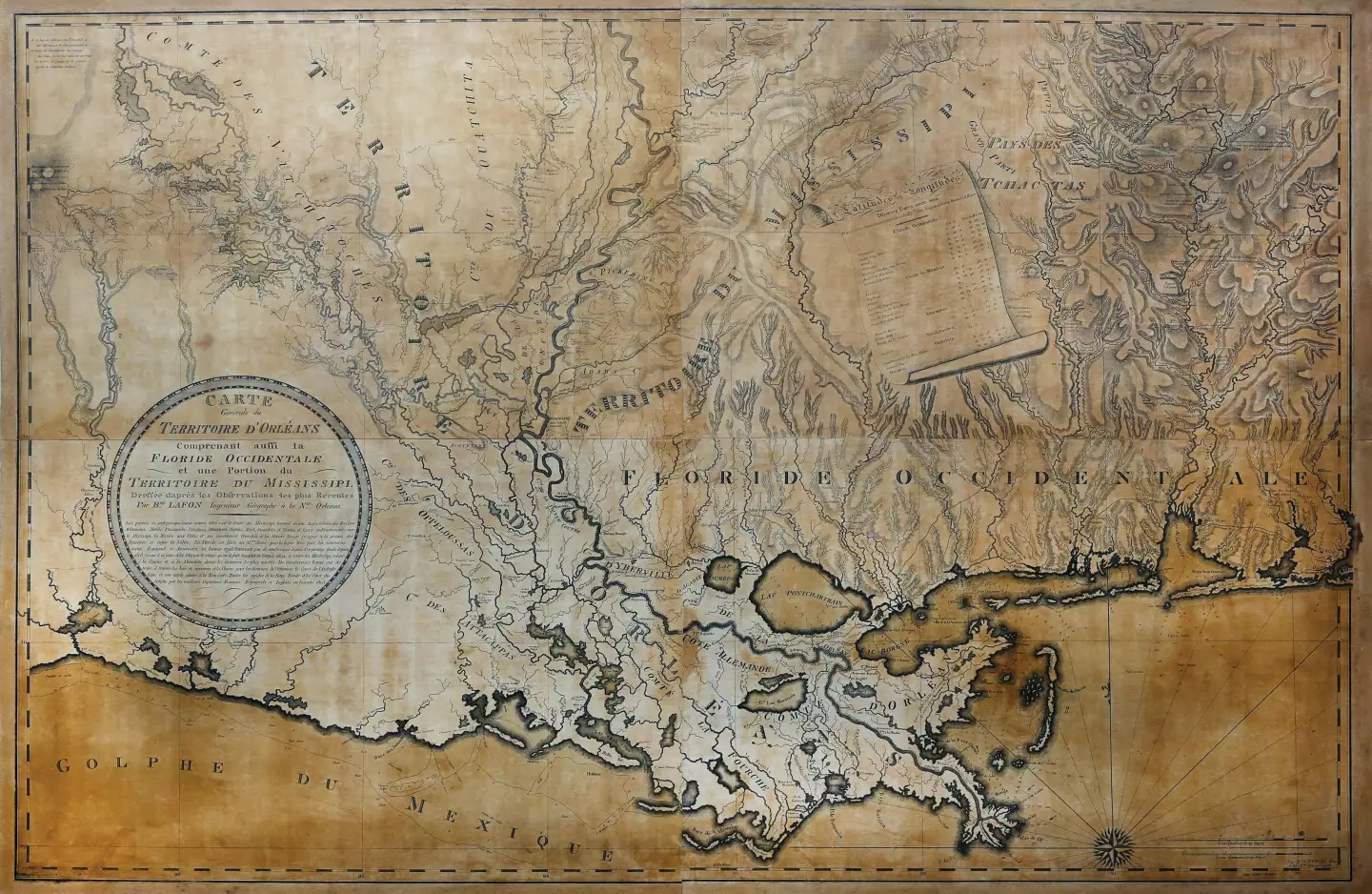 This copy of Barthélémy Lafon’s Carte générale du territoire d'Orléans comprenant aussi la Floride Occidentale et une portion du territoire du Mississipi sold for $375,000 at Arader Galleries on December 6, 2020