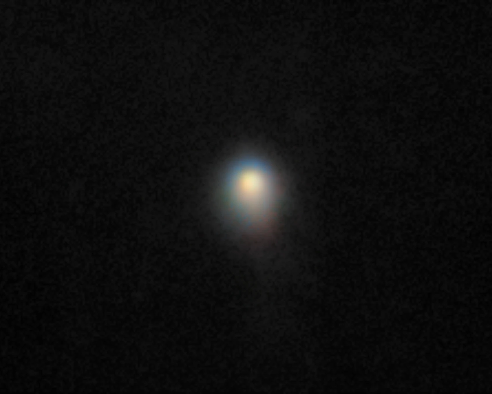 Comet 3I/ATLAS is captured in this image by the Gemini North telescope