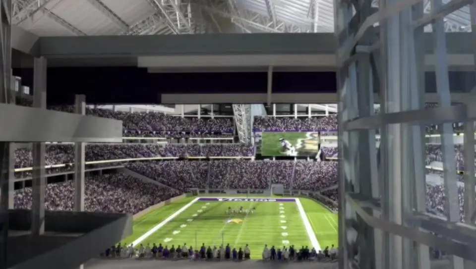 Fans at the Viking Stadium will be able to sit closer to the action than at any NFL stadium
