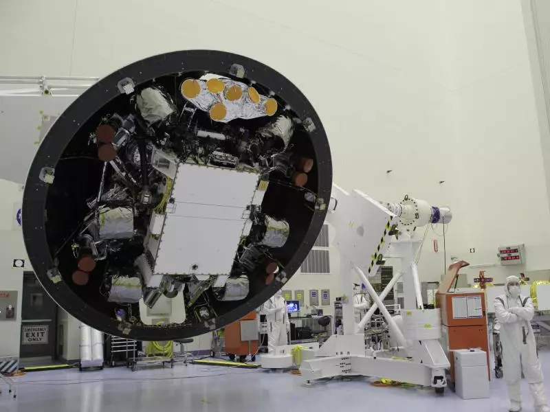 Curiosity capsule(Image: NASA/Glenn Benson)