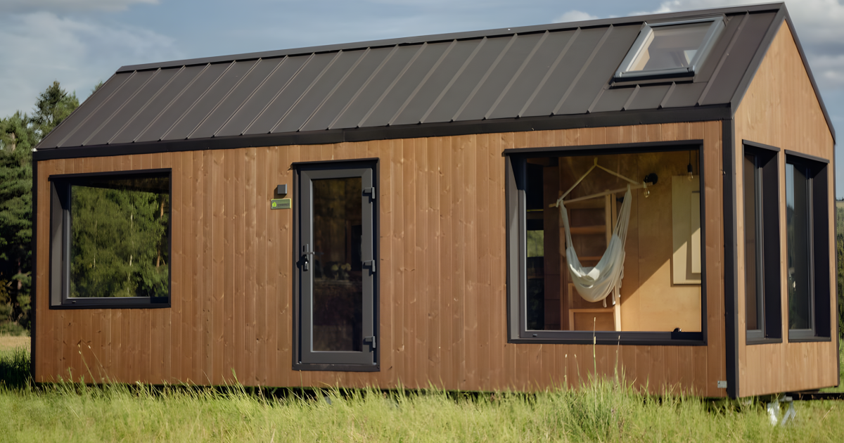 Julia tiny house offers flexible layout for family living and home working Julia tiny house offers flexible layout for family living and home working