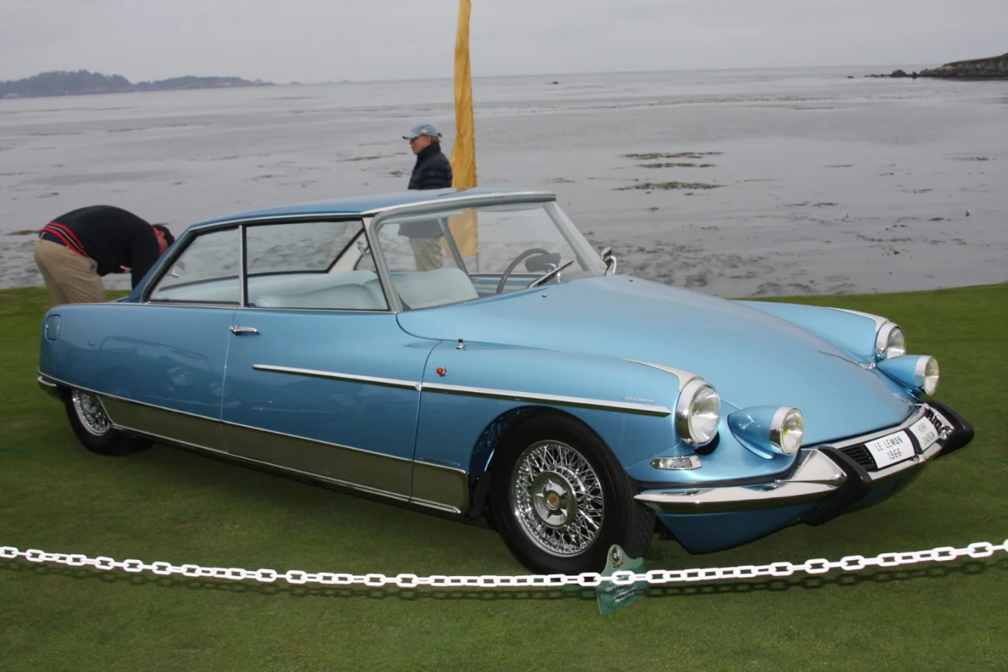 First in Class Q (Postwar Custom Citroën) was this 1966 Citroën DS 21 Chapron Le Léman Coupé, owned by Jeffrey & Frances Fisher, Palm Beach, Florida