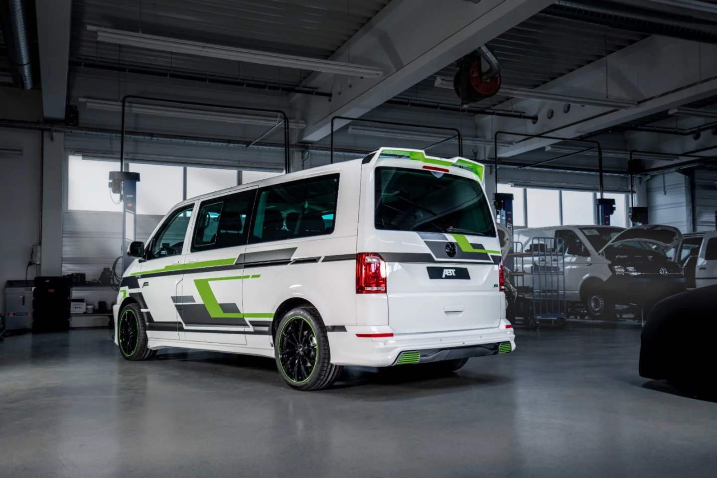 The ABT van includes some rather conspicuous 20-in wheels