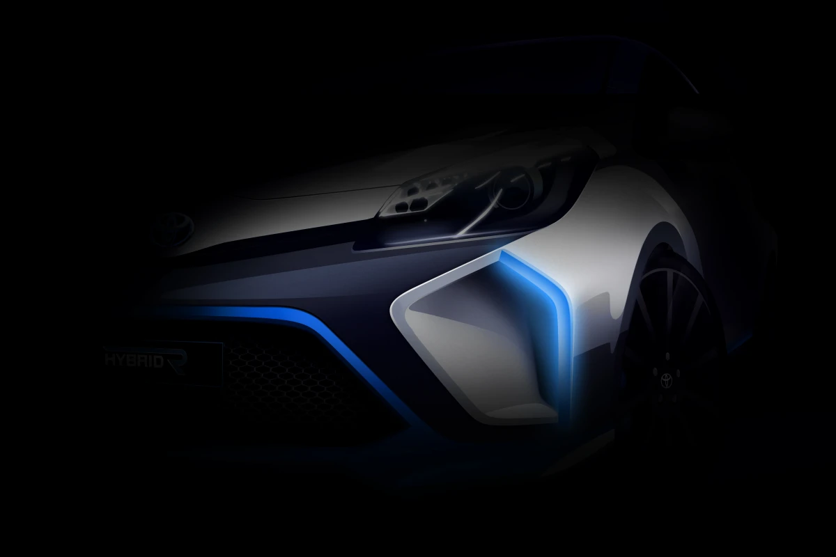 Teaser photo of the Toyota Hybrid-R Concept