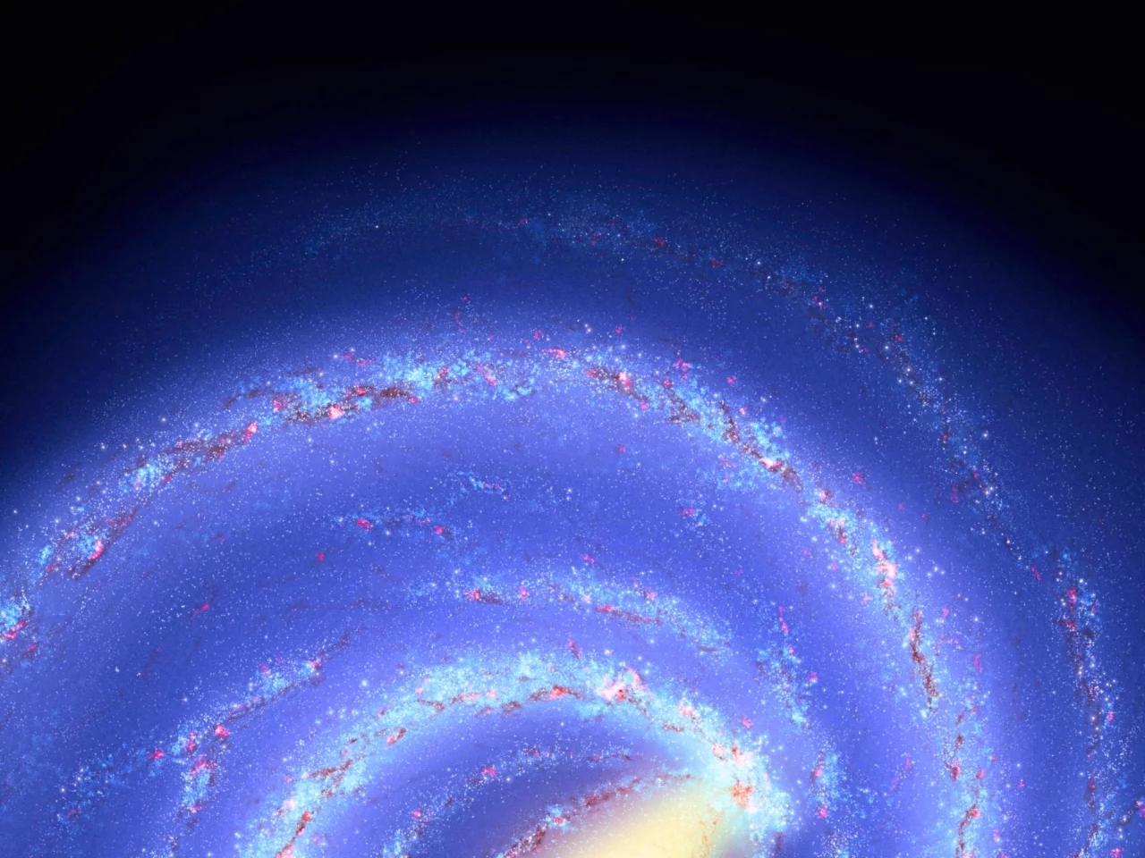 Artist impression of the Milky Way