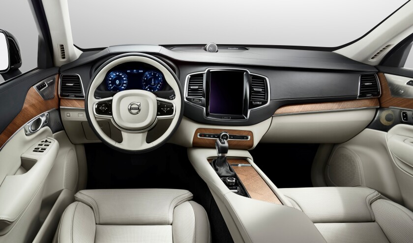 The XC90's interior is said to be Volvo's most luxurious cabin ever