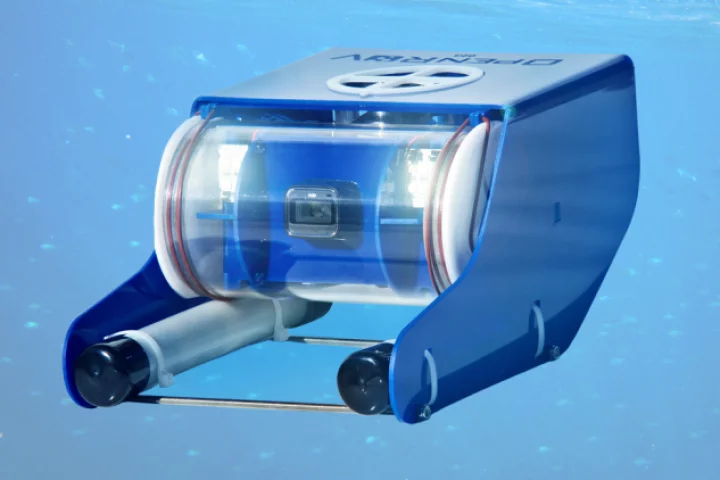 OpenROV is an underwater remote-operated vehicle that will be available in a kit or fully-assembled, for use by anyone with an interest in exploring the deep