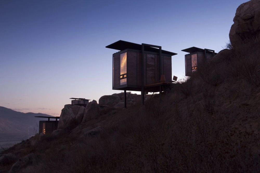 Hotel Endemico is a romantic hideaway located in Valle de Guadalupe, Baja California, Mexico
