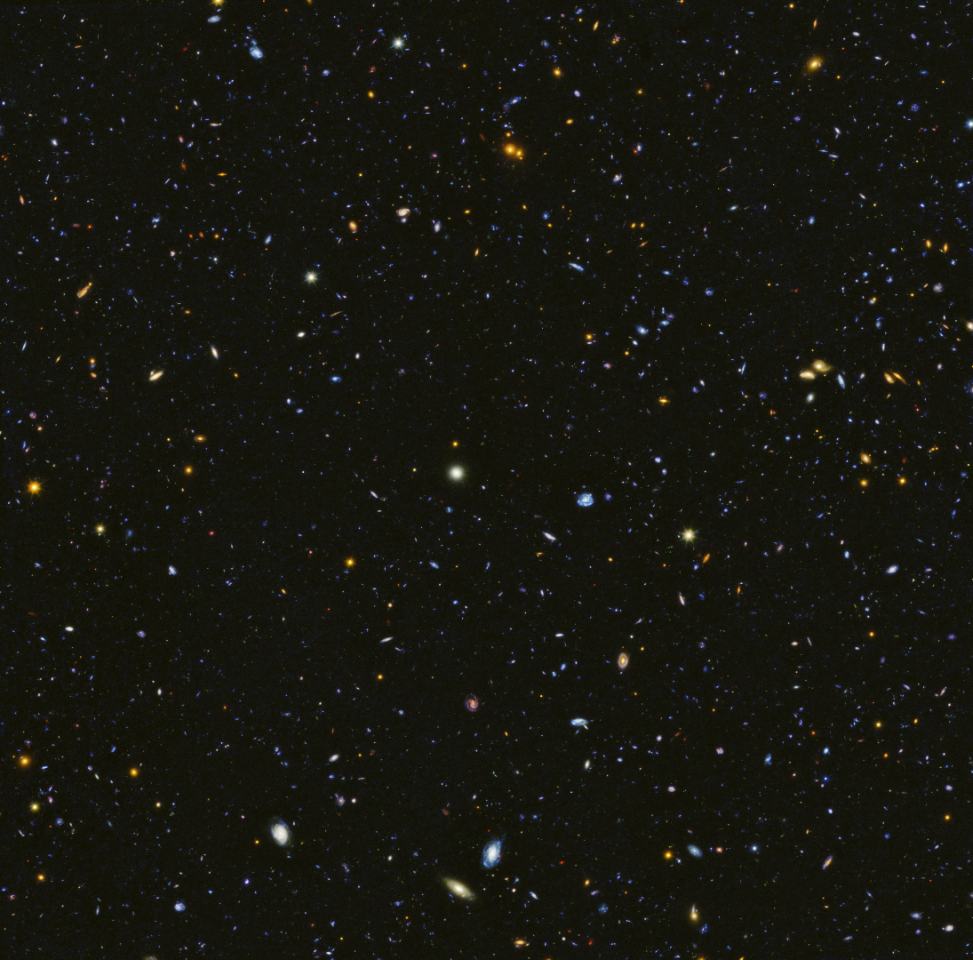 A section of the GOODS-South field, in the direction of the constellation Fornax