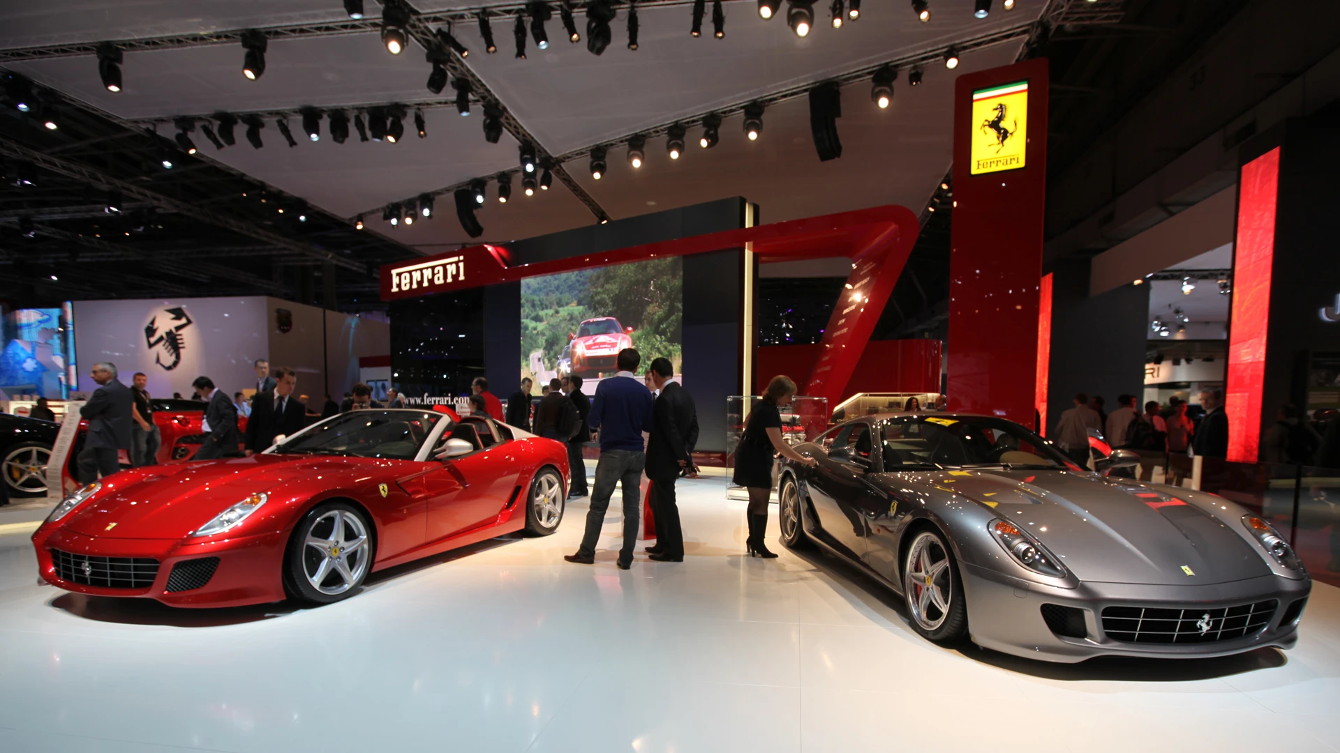 Ferrari SA APERTA on show at the Paris Motor Show