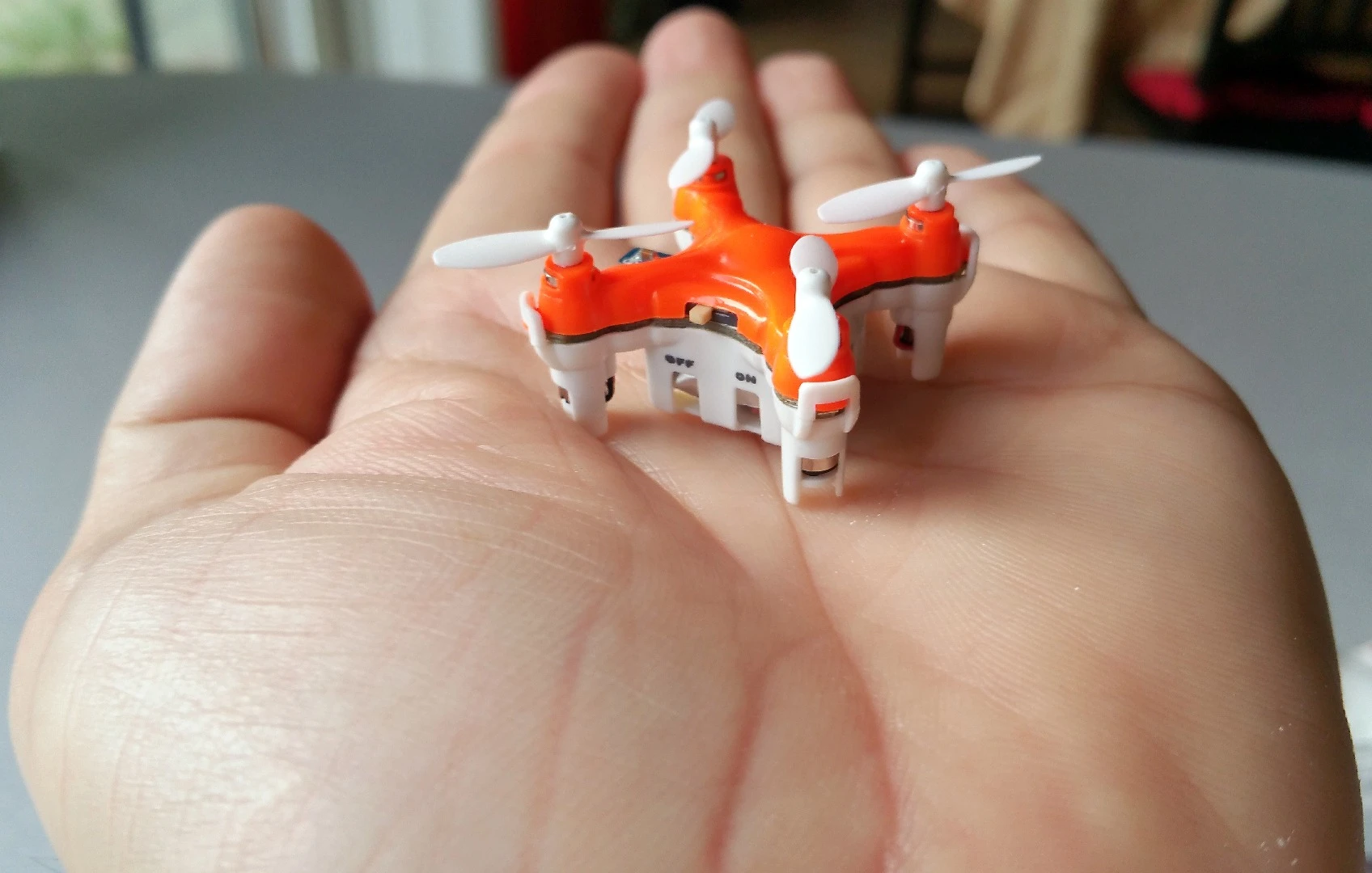 The Axis Drones Aerius quadcopter has easy-operation, with only the propellers and power switch as the moving parts