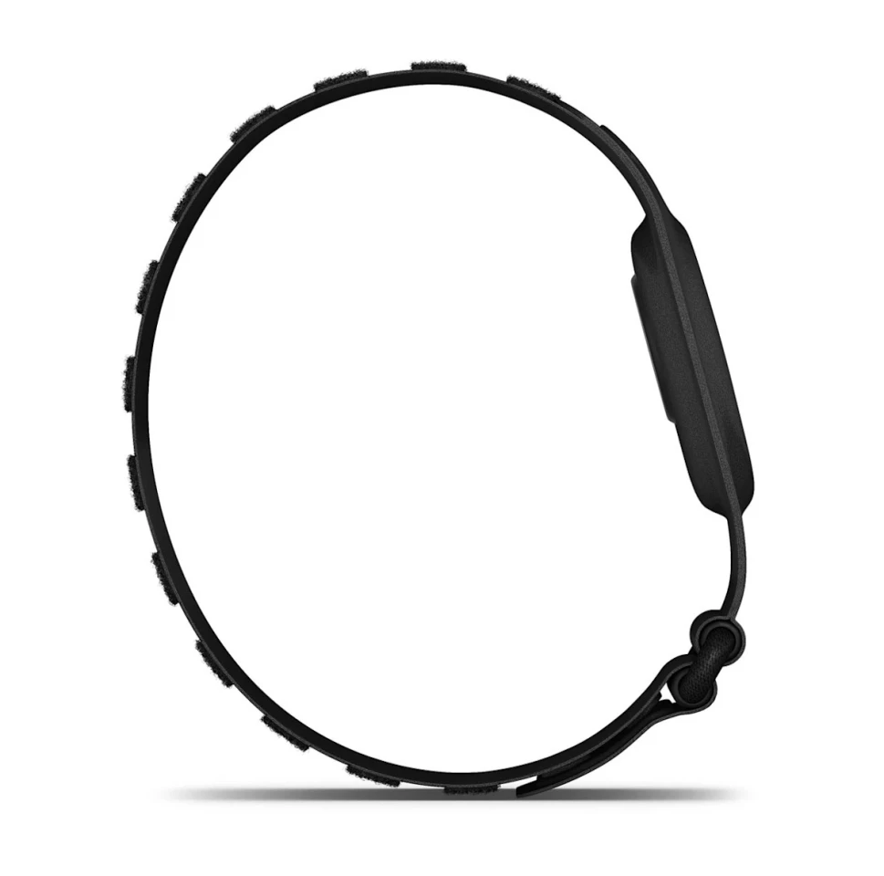 The lightweight band comes in two sizes, and can be adjusted using velcro fasteners